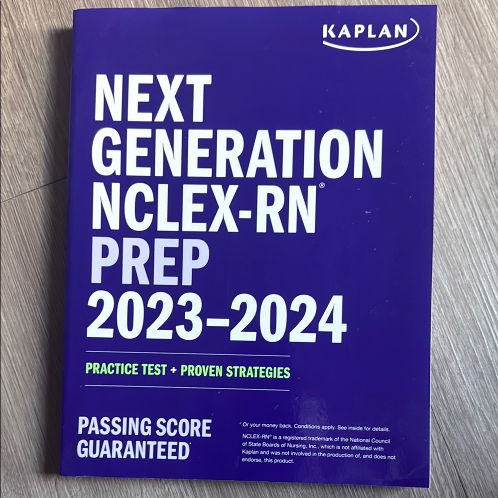 Kaplan NCLEX-RN Prep Guide in Purple